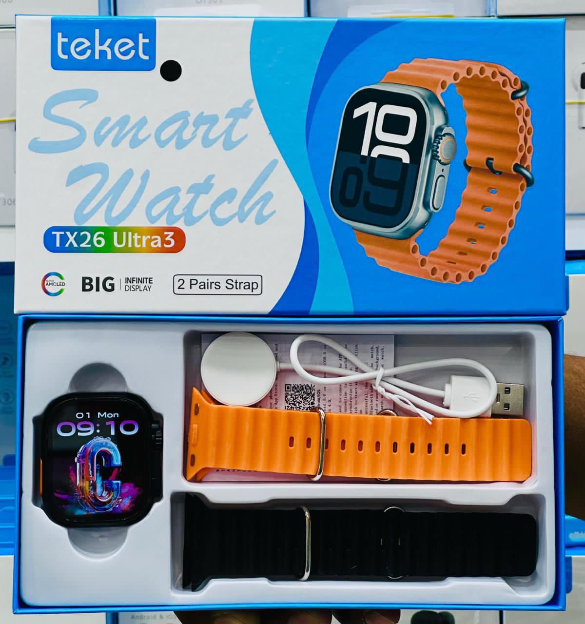 ساعت هوشمند  tekek مدل Tx26 ultra 3